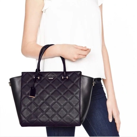kate spade Handbags - KATE Spade Emerson Place Hayden Black Satchel Bag